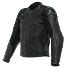 Load image into Gallery viewer, Dainese Racing 4 Leather Jacket Perforated Black/Black/Black Size - 62