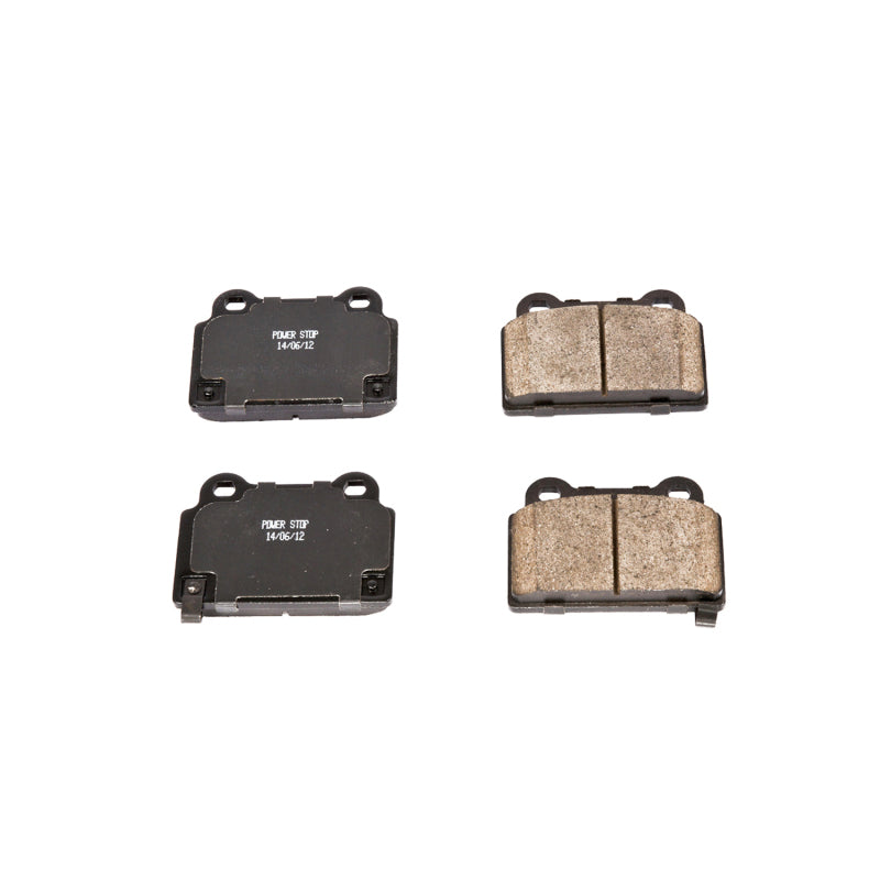 Power Stop 08-15 Mitsubishi Lancer Rear Z16 Evolution Ceramic Brake Pads