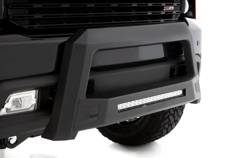 Defensa delantera Lund Revolution para Chevrolet/GMC Silverado/Sierra 1500 19-22, color negro