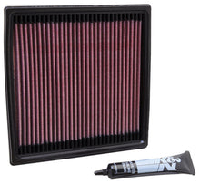 Load image into Gallery viewer, K&amp;N 8.5in O/S Length x 8.375in O/S Width x .75in H Ducati Replacement Air Filter