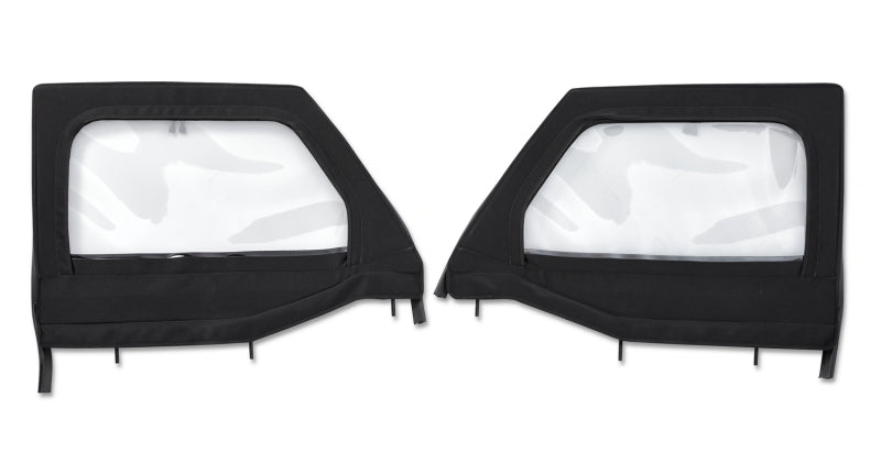 Bestop Element Upper Doors - Black Twill — Fits 2018-2022 Wrangler JL / 2020-2022 Gladiator