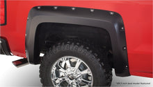 Cargar imagen en el visor de la galería, Bushwacker 07-13 Chevy Silverado 1500 Fleetside Pocket Style Flares 4pc 78.7/97.6in Bed - Black