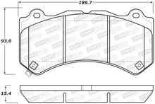 Cargar imagen en el visor de la galería, StopTech Performance 09-15 Cadillac CTS Front Brake Pads