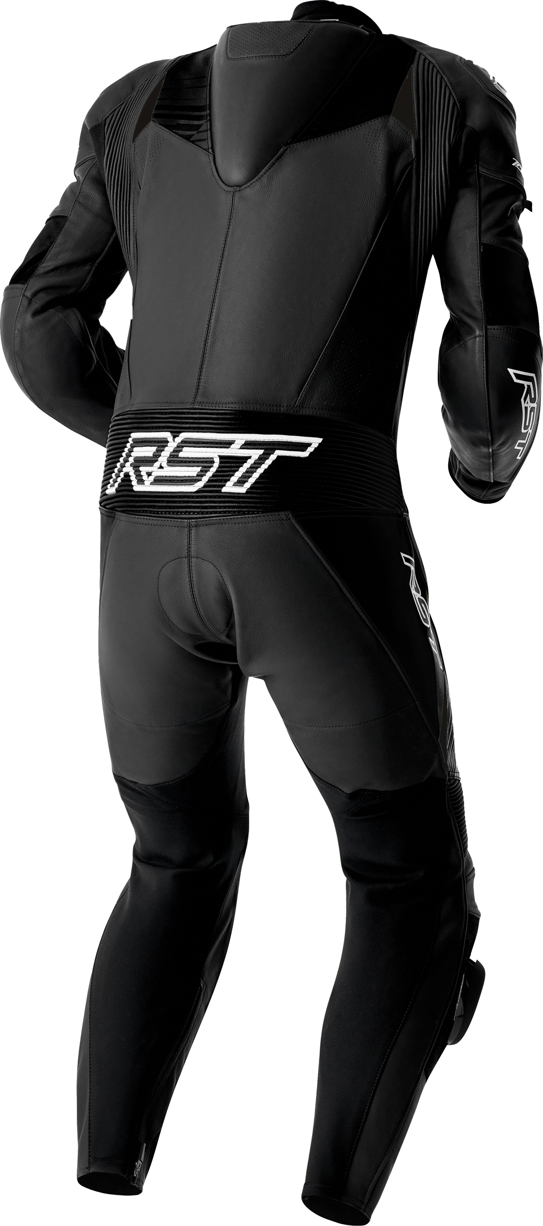 RST Tractech EVO D3O Suit BLK/WHI Leather XL (103634WHI-46)