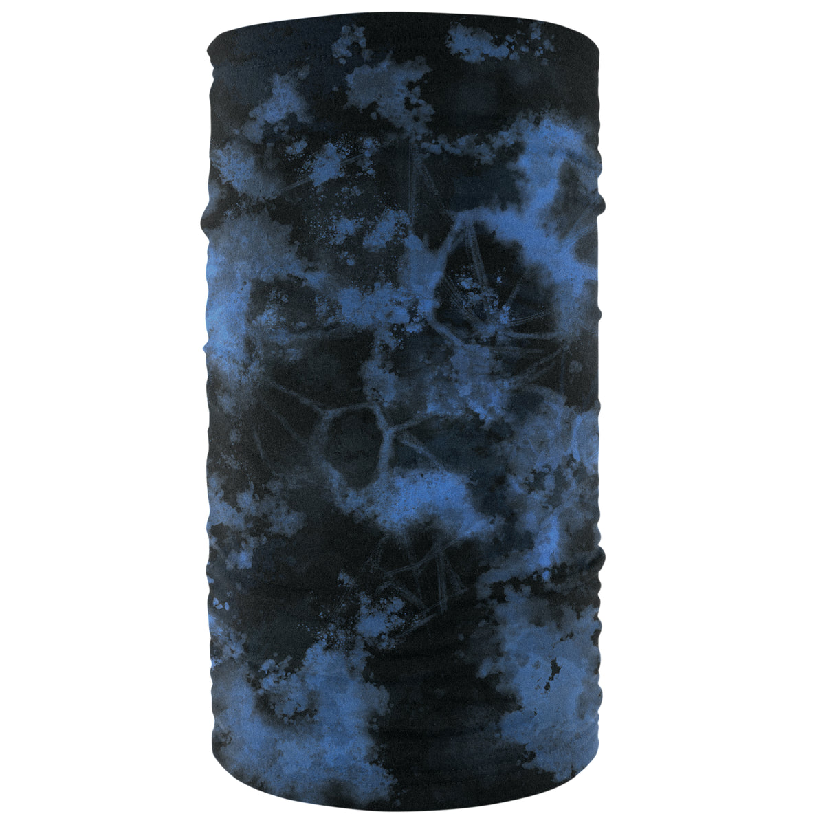 ZAN Motley Tube Fleece Lined Black & Blue TIE DYE (TF775)
