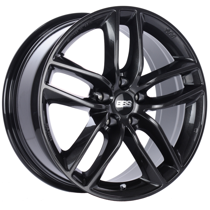 Llanta BBS SX 18x8 5x112 ET35 Crystal Black - 82 mm PFS/Clip requerido