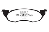 EBC 91-96 Dodge Dakota 2WD 2.5 Greenstuff Front Brake Pads