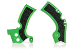 Acerbis 09-18 Kawasaki KX450F Frame Guard X Grip - Green/Black