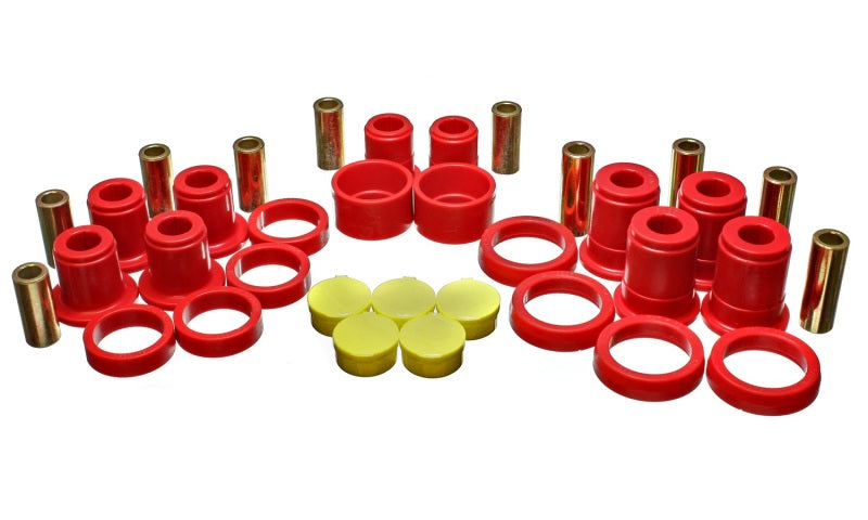 Energy Suspension Rear Control Arm Bushing Set Red — Fits 2002-2007 GM SUV