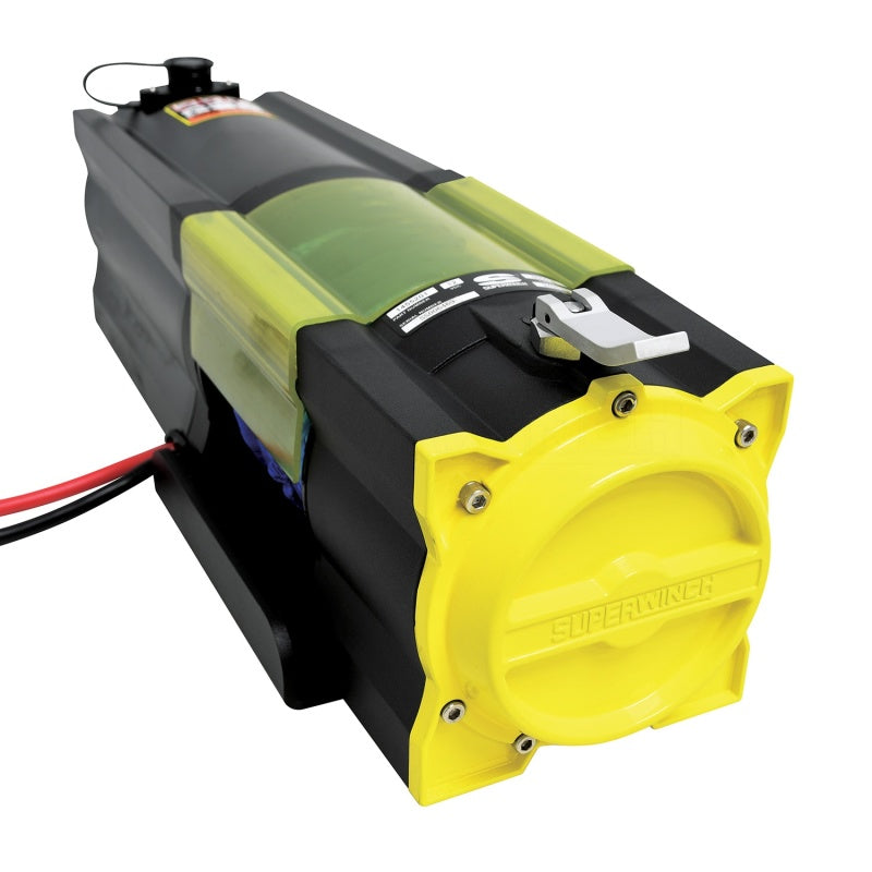 Cabrestante Superwinch S5500 de 5500 libras, 12 V CC, 1/4 pulg. x 60 pies, cuerda sintética