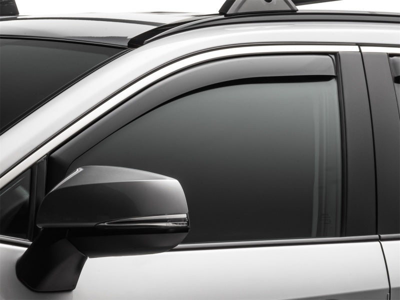 WeatherTech 21-26 Kia Seltos Front Side Window Deflectors - Dark Tint
