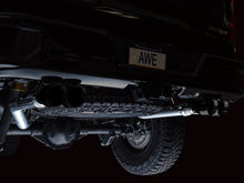 Cargar imagen en el visor de la galería, AWE Tuning 22-23 GMC Sierra 1500 AT4X 6.2L 0FG Catback Split Dual (Flat Bumper) - Diamond Black Tips