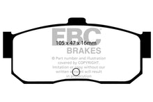 Cargar imagen en el visor de la galería, EBC 91-97 Infiniti G20 2.0 Greenstuff Rear Brake Pads