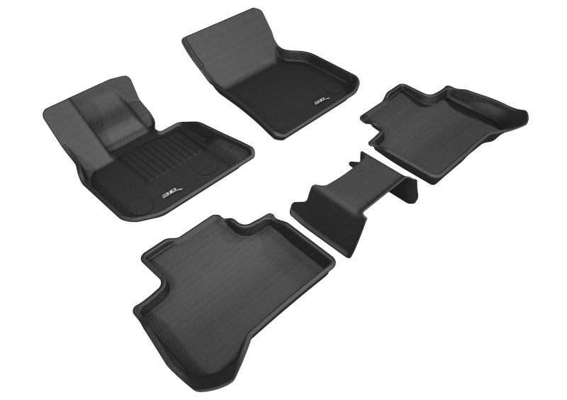 3D MAXpider Kagu Floor Mats - Black — Fits 2018-2023 BMW X3/X4