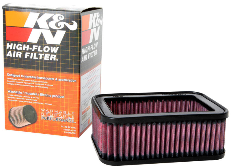 K&N Custom Rectangular Air Filter — 6.75in L x 4.5in W x 2.5in H Universal High-Flow