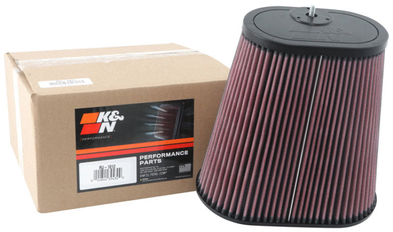 K&N Universal Clamp-On Air Filter — 3-1/8in Dual FLG