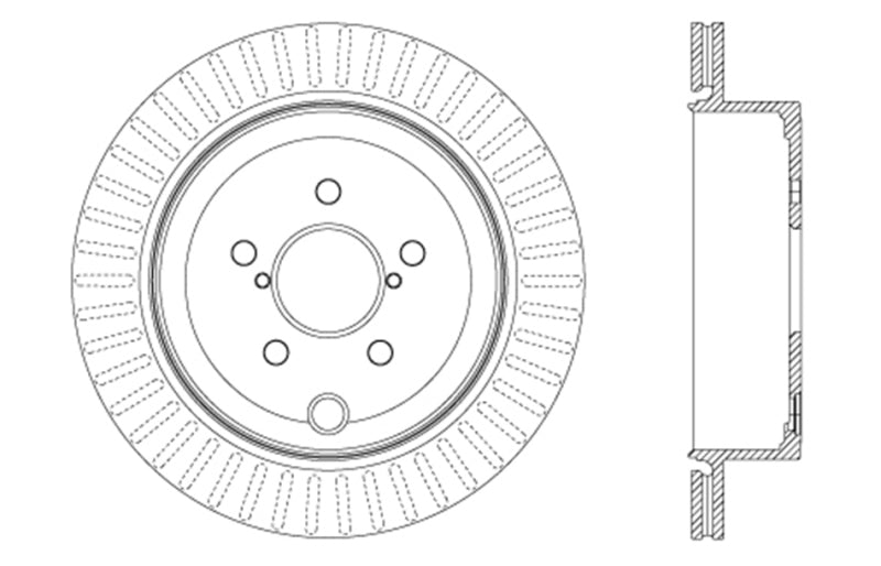 StopTech Slotted & Drilled Sport Brake Rotor