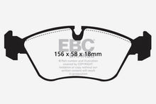 Cargar imagen en el visor de la galería, EBC 93-97 Volvo 850 2.3 Turbo Greenstuff Front Brake Pads