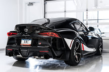 Cargar imagen en el visor de la galería, AWE 2020 Toyota Supra A90 Non-Resonated Touring Edition Exhaust - 5in Diamond Black Tips