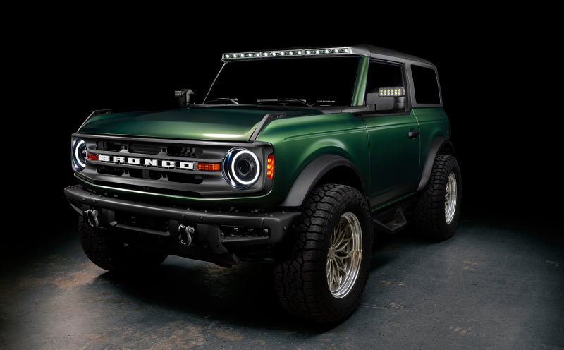 Sistema de barra de luces LED para parabrisas y techo integrados Oracle 2021+ Ford Bronco VER GARANTÍA