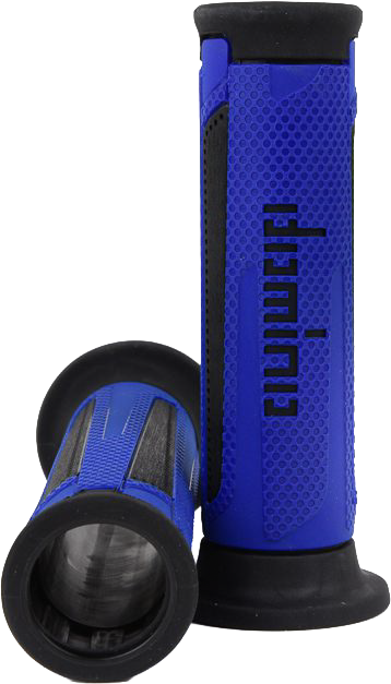 Domino Racing A350 Turismo Grips Blue/Black Pair (A35041C4048C7-0)