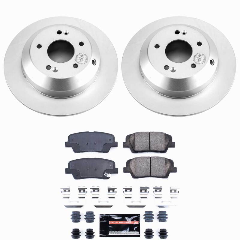Power Stop 16-20 Kia Sorento Rear Z23 Coated Brake Kit