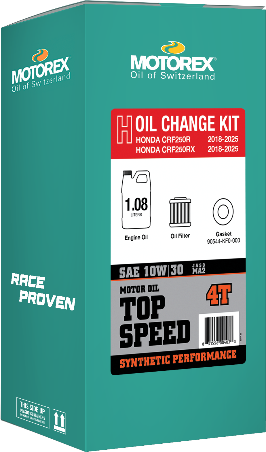 MOTOREX TOP Speed OIL Change KIT 1.08L 10W/30 HON (311249)