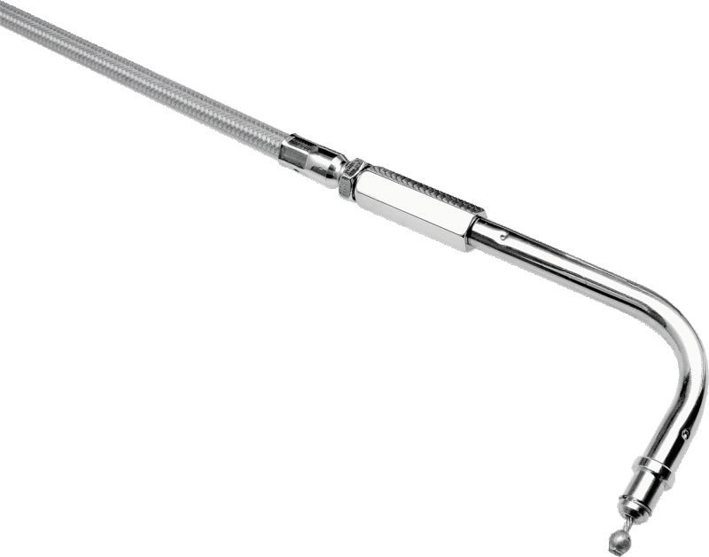 Bikers Choice 81 84-95 FLHT Armur Coat Idle Cablefor S&S E/G +6 Inch 48.5 Inch 90 Degree Elbow