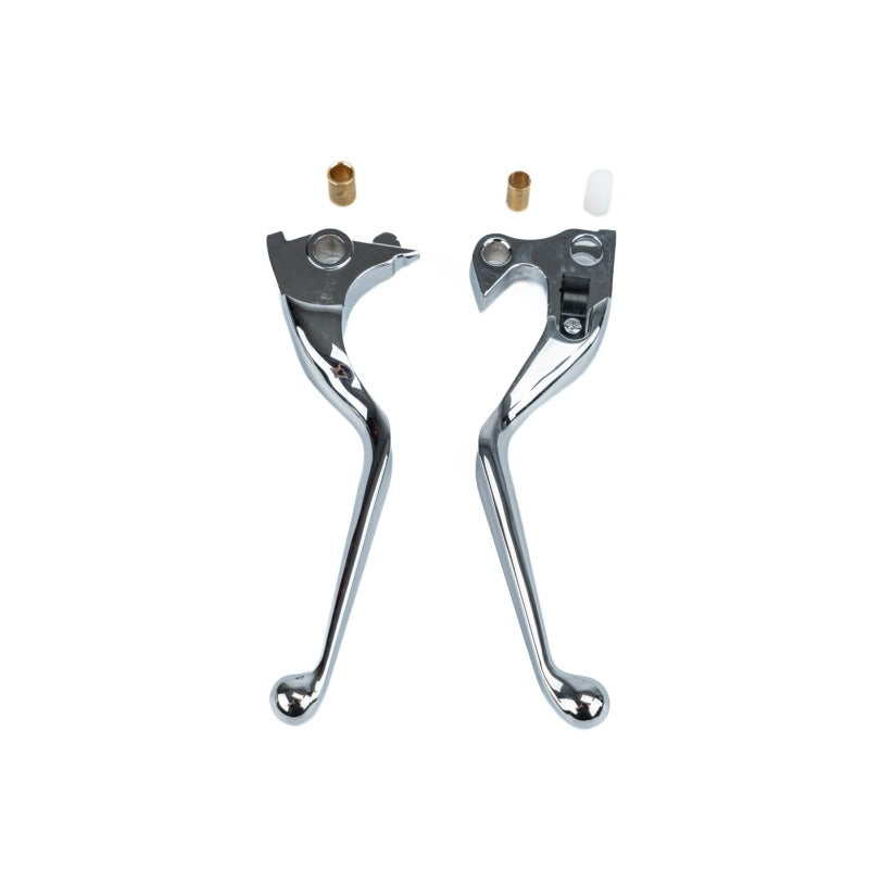 Bikers Choice Chrome Lever Set — Fits 2014-2021 Harley-Davidson XL Models