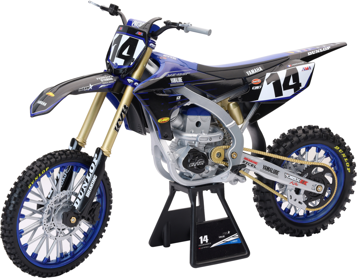 NEW-RAY 1:6 Scale Yamaha Factory Team YZ450 Dylan Ferandis #14 (49723)