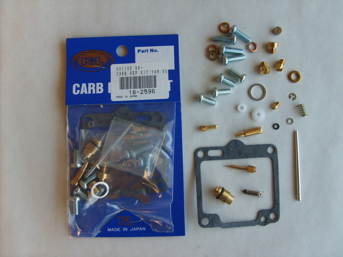 K&L Supply Carburetor Repair Kit 18-2596 — Fits Multiple Motorcycles
