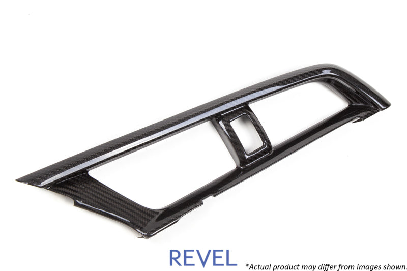 Cubierta de panel de control de aire acondicionado de carbono seco Revel GT para Honda Civic 16-18 (1 pieza)