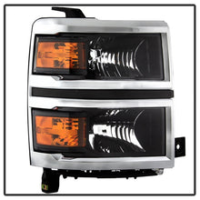 Cargar imagen en el visor de la galería, xTune 14-15 Chevy Silverado 1500 (New Body) OEM Style Headlights w/Trim - Blk (HD-JH-CS14-CC-BK)