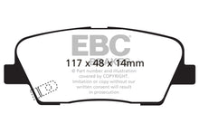 Cargar imagen en el visor de la galería, Pastillas de freno traseras Redstuff para Hyundai Equus 4.6 EBC 11+