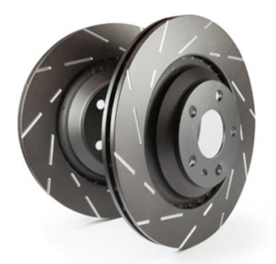 EBC USR Slotted Front Brake Rotors — Fits 2022-2024 Ford Bronco Raptor