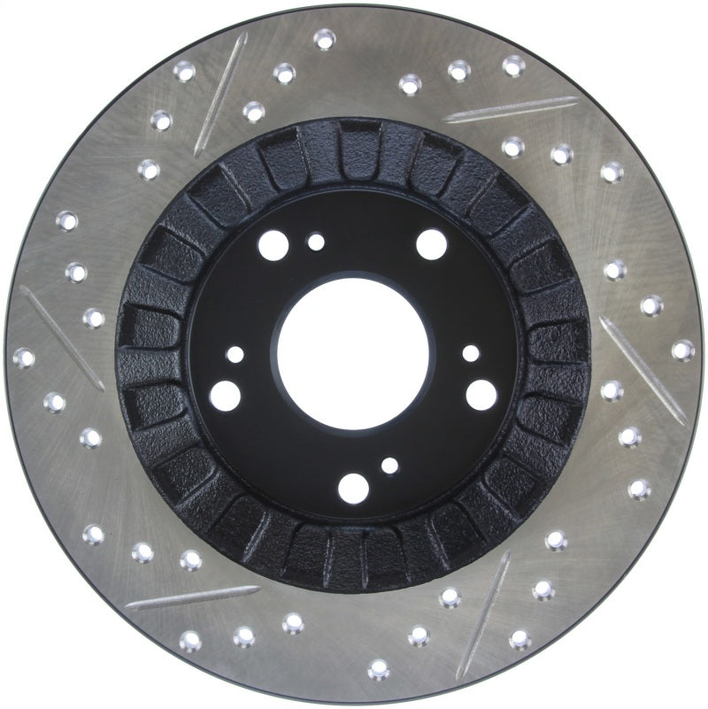 Rotor trasero izquierdo ranurado y perforado StopTech 00-09 S2000