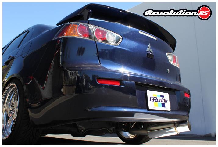 GReddy Revolution Catback Exhaust System — Fits 2012-2015 Mitsubishi Lancer GT