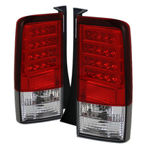 Cargar imagen en el visor de la galería, Spyder Scion XB 03-07 Version 2 LED Tail Lights Red Clear ALT-YD-TSXB03-LED-V2-RC