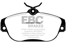 Cargar imagen en el visor de la galería, EBC 91-93 Volvo 740 2.3 (ABS) (Girling) Greenstuff Front Brake Pads