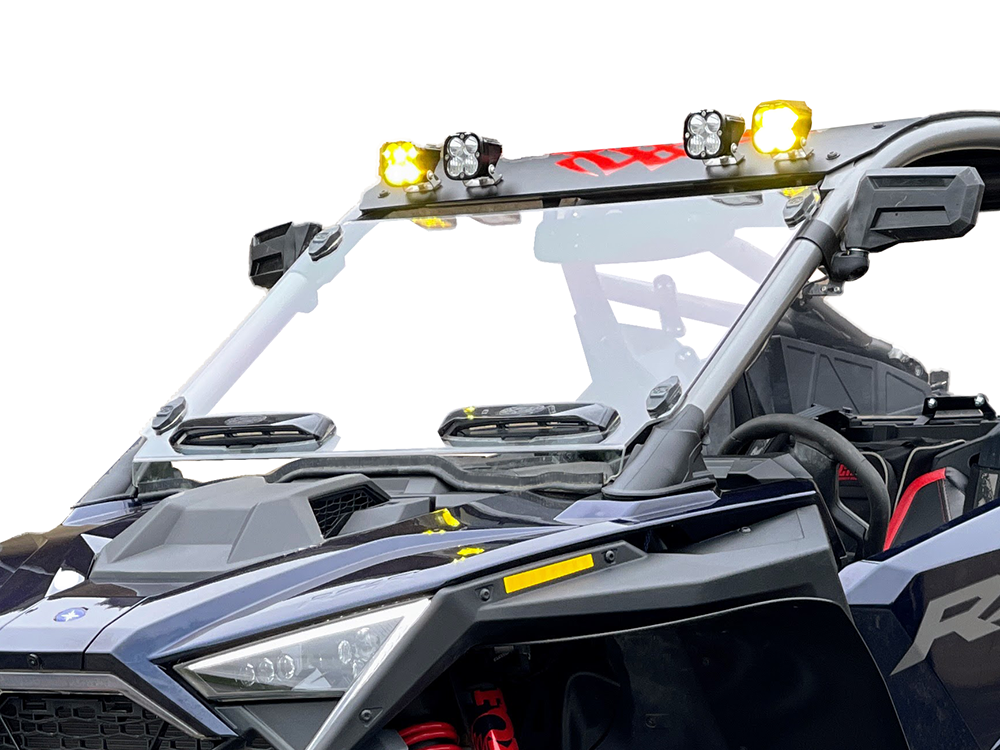 Spike Front Vented Windshield Polaris PRO-R (78-4500)