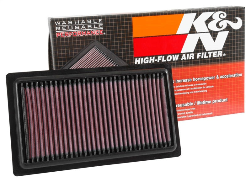 K&N 33-3052 Drop In Air Filter — Fits 14-16 Hyundai i20 L4-1.4L DSL