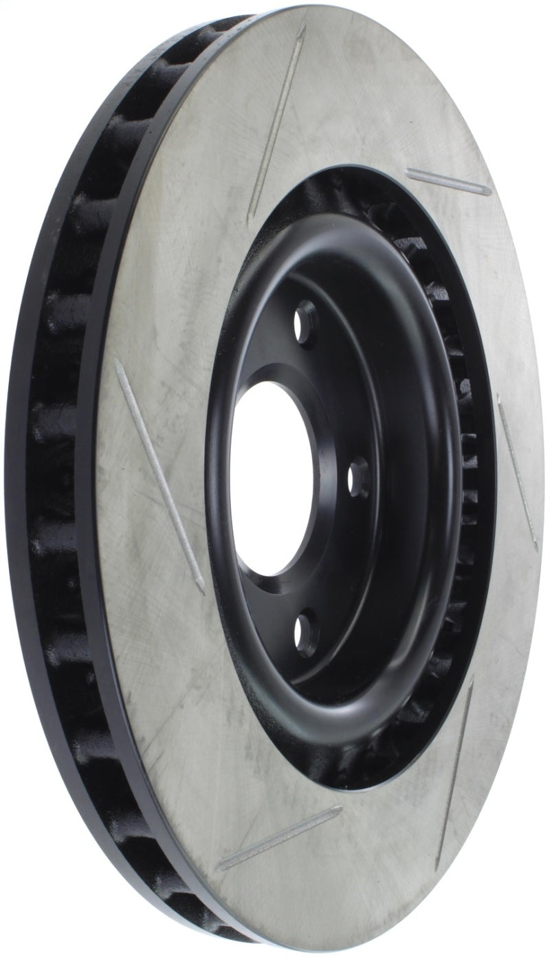 StopTech Power Slot Slotted Front Left Rotor — Fits 2005-2007 Cadillac XLR, 2005-2013 Chevy Corvette