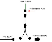 Cargar imagen en el visor de la galería, Oracle Wrangler JK Switchback Turn Signal Y Splitter Adapter (Single) SEE WARRANTY