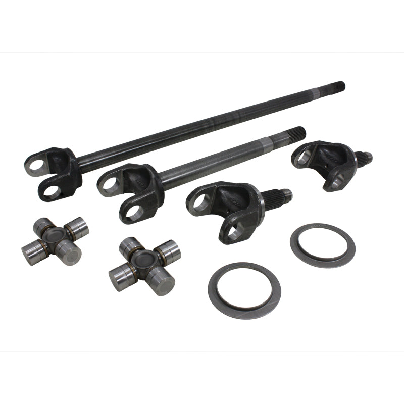 Kit de eje de repuesto de cromo-molibdeno Yukon Gear 4340 delantero para GM/Dana 60 de 1977 a 1991 con 35 estrías