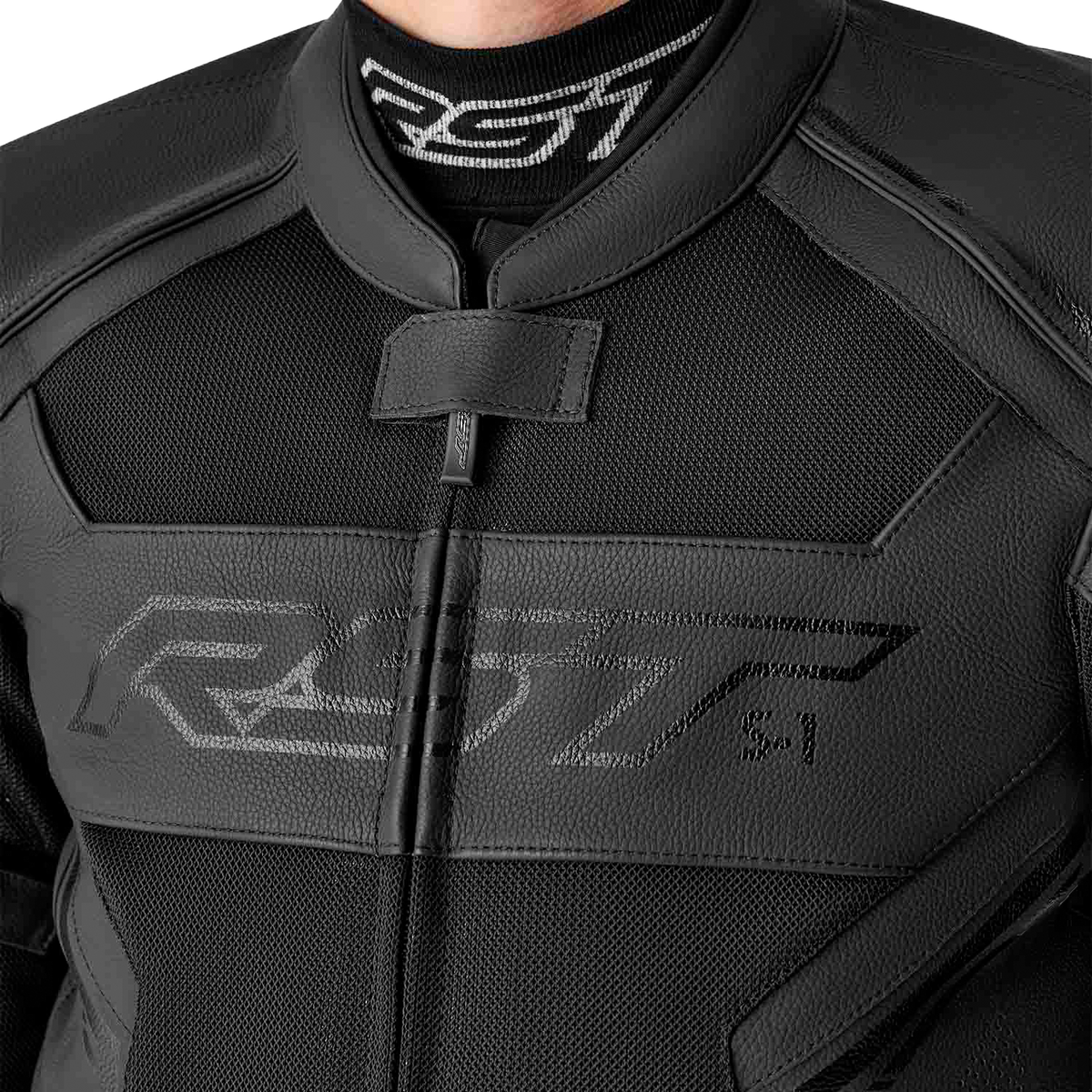 RST S1 D3O Mesh Leather Jacket Black XL (103606BLK-46)