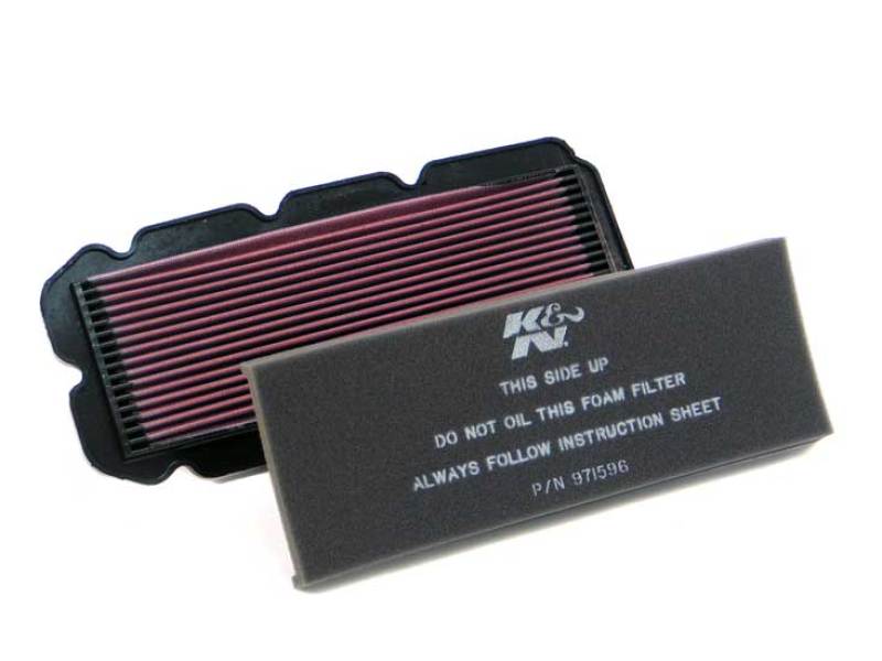 K&N HA-1596 High-Flow Replacement Air Filter — Fits 1997-2003 Honda GL1500 Valkyrie
