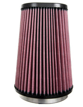 Load image into Gallery viewer, K&amp;N Universal Round Clamp-On Air Filter 4-1/2in FLG, 5-7/8in B, 3-1/4in X 4-1/2in T, 8in H