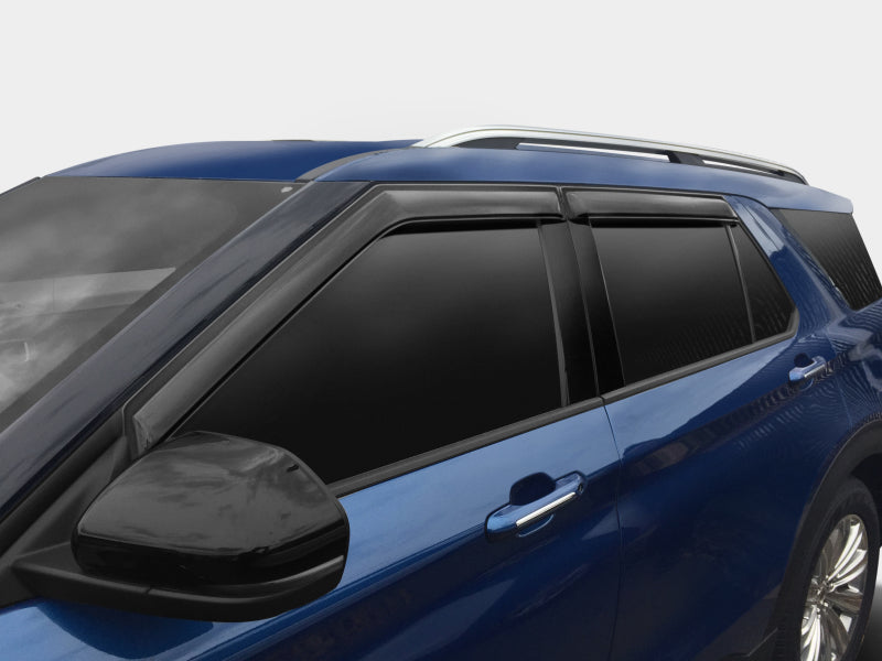 Deflectores de ventana de montaje exterior AVS 2020 Ford Explorer Ventvisor, 4 piezas, color humo