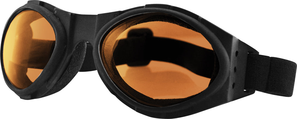 Bobster Bugeye Sunglasses Black w/Amber Lens (BA001A)