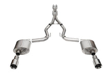 Cargar imagen en el visor de la galería, Corsa 2024 Ford MustangGT Sport Cat-Back Exhaust Sys. 3.0in Dual Rear Exit w/4.5in StraightCut Tips